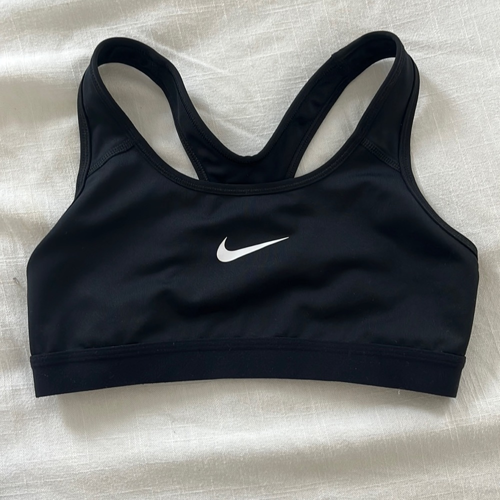 Nike black sports bra size small